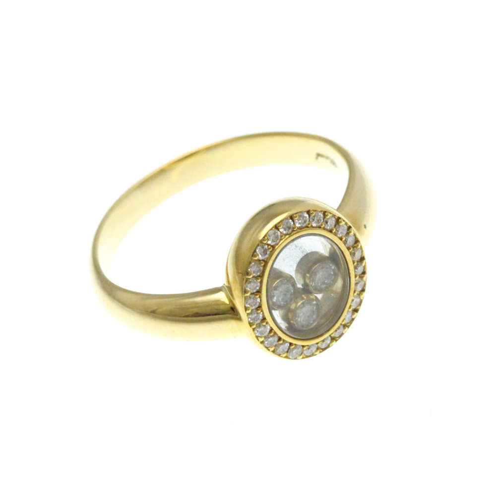 Chopard Happy Diamonds Ring 82/2073-20 Yellow Gold (18K) Fashion Diamond Band - Picture 9 of 10